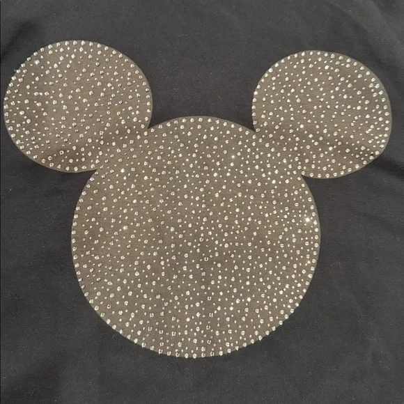 Disney parks hoodie zip jacket rhinestone Disneyland mickey head XL - Picture 2 of 9
